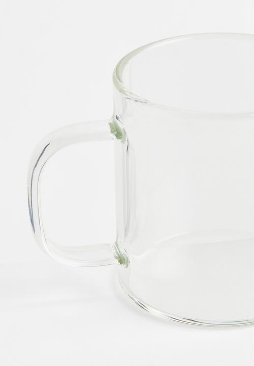 H&M - Small glass mug - transparent