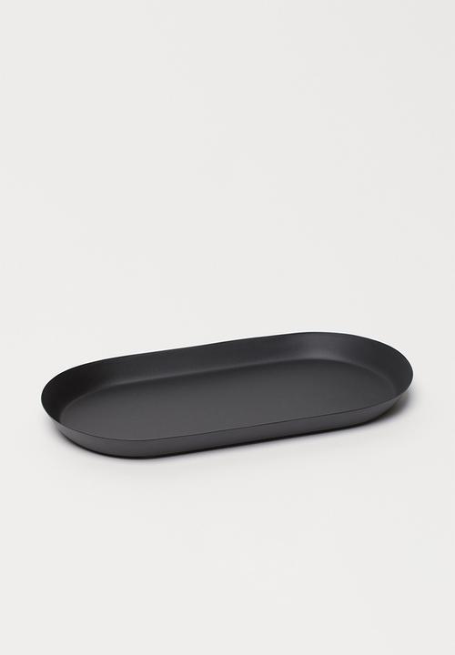 H&M - Small metal tray - black