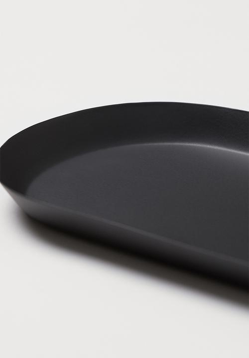 H&M - Small metal tray - black