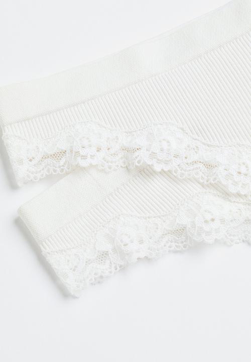 H&M - 2-Pack brazilian briefs - white