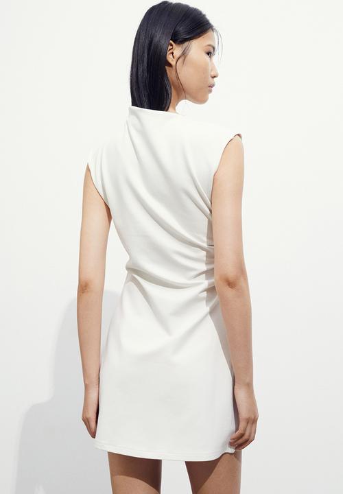 H&M - Draped dress - white