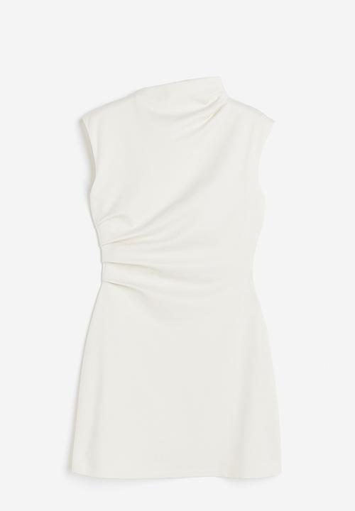 H&M - Draped dress - white