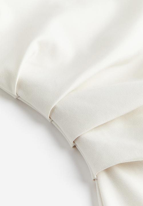 H&M - Draped dress - white