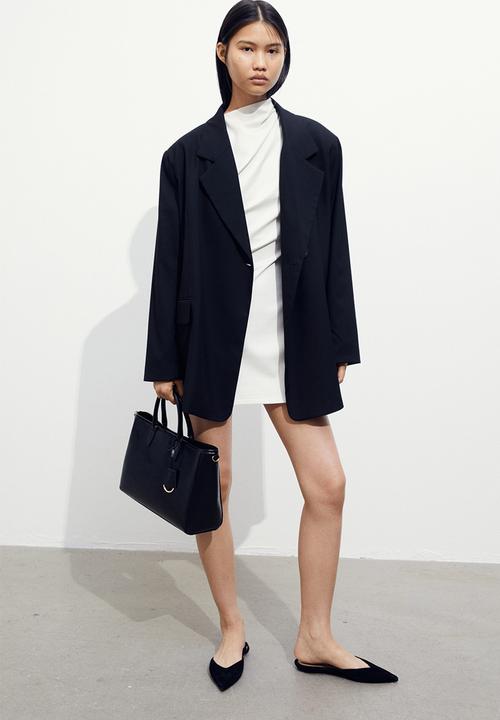 H&M - Draped dress - white