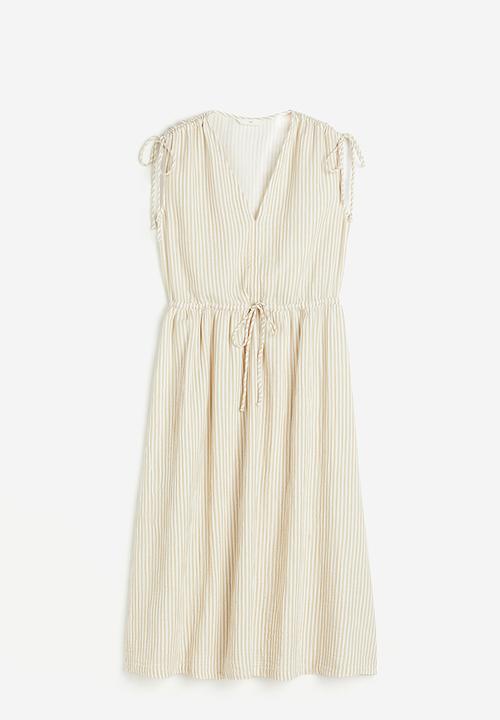 H&M - Drawstring-detail dress - beige