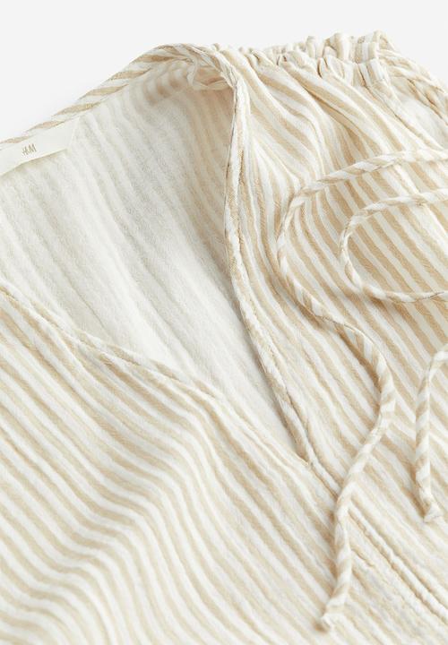 H&M - Drawstring-detail dress - beige