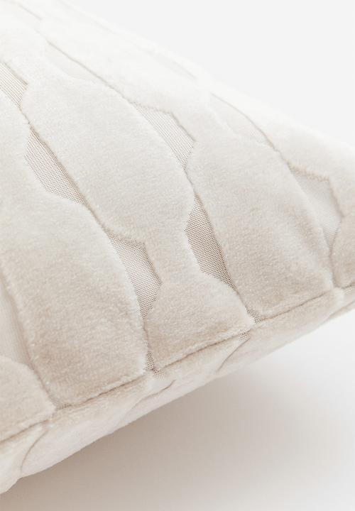 H&M - Patterned cushion cover - beige