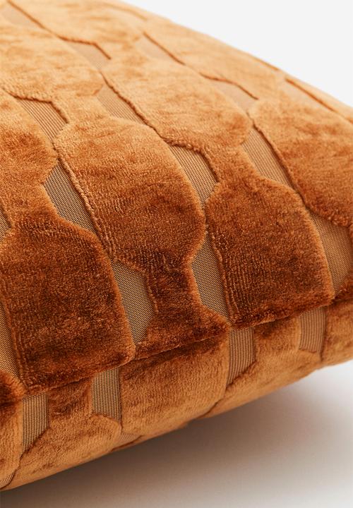 H&M - Patterned cushion cover - brown