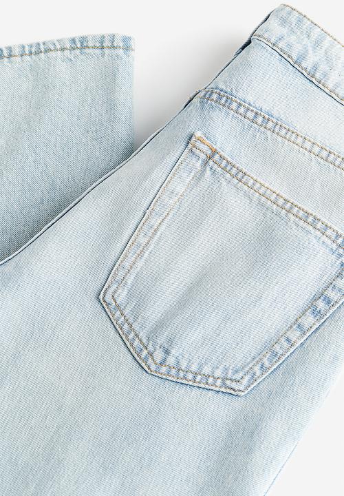 H&M - 90s baggy high jeans - blue