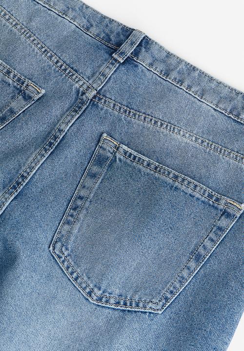 H&M - 90s baggy high jeans - medium blue