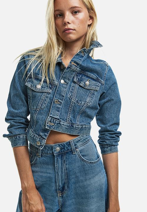 H&M - 90s baggy high jeans - medium blue