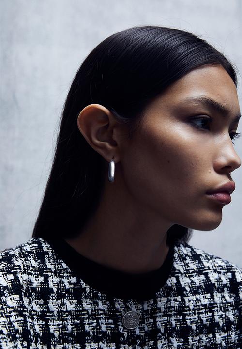 H&M - Bouclé jacket - black checked