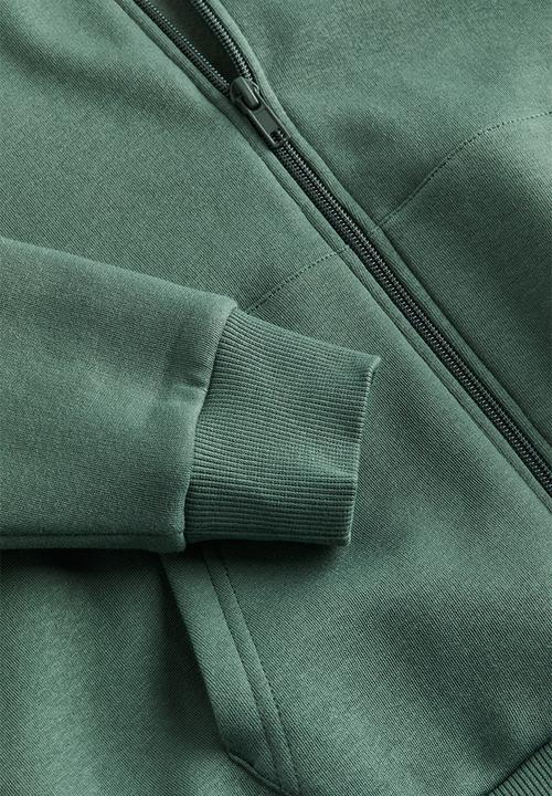 H&M - Zip-through hoodie - green