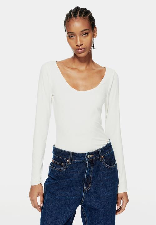 H&M - Jersey top - white