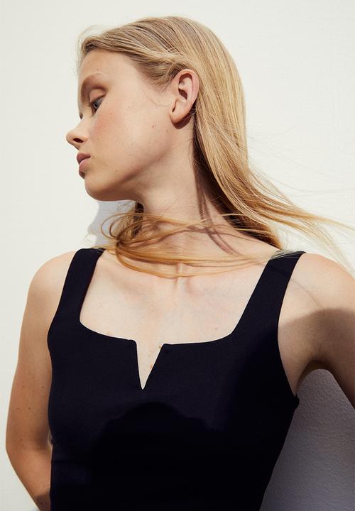 H&M - Jersey vest top - black
