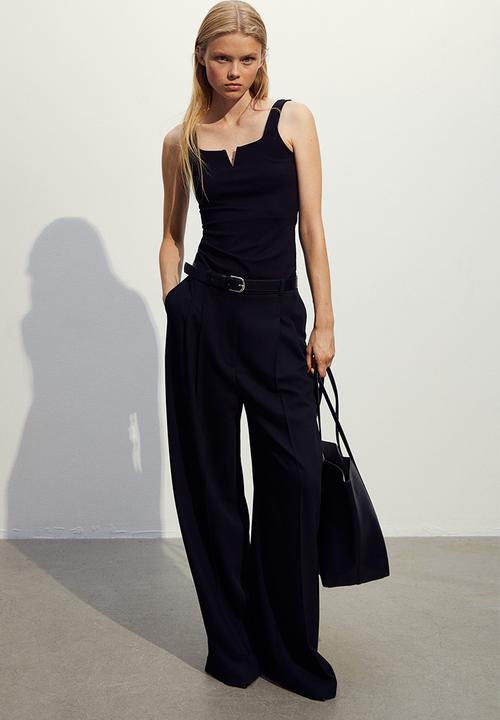 H&M - Jersey vest top - black