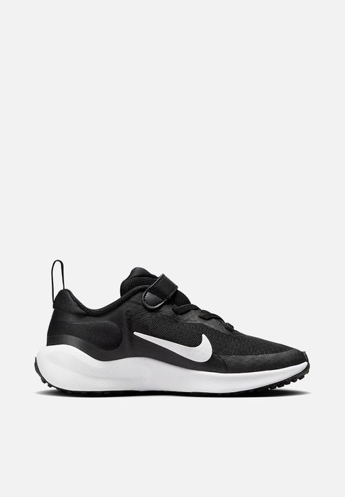 nike revolution black and white