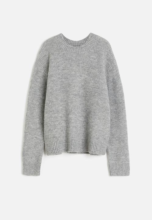 H&M - Rib-knit jumper - grey