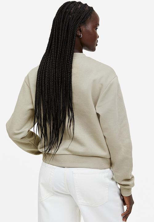 H&M - Printed sweatshirt - green