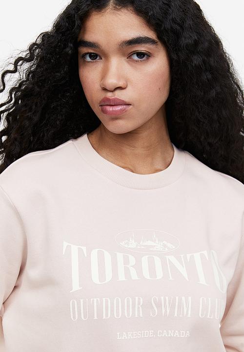 H&M - Printed sweatshirt - pink