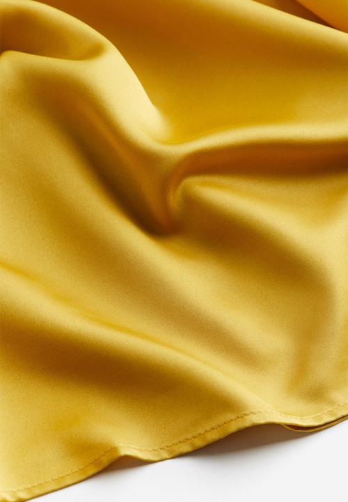 H&M - One-shoulder blouse - yellow