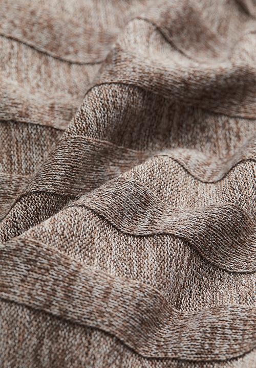 H&M - Rib-knit dress - beige