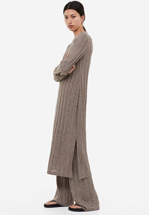 H&M - Rib-knit dress - beige