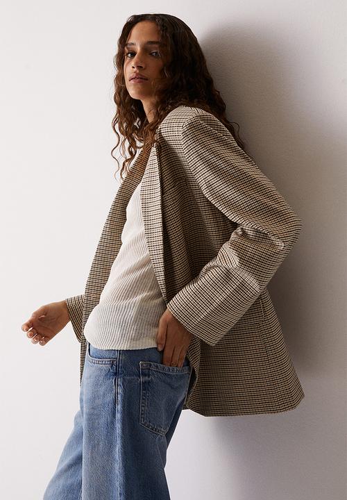 H&M - Oversized blazer - brown