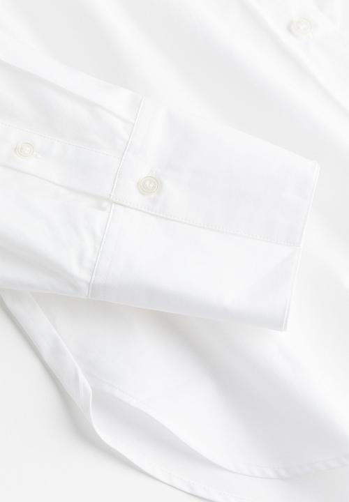 H&M - Oversized cotton shirt - white