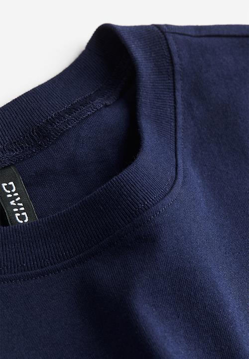 H&M - Oversized printed t-shirt - navy