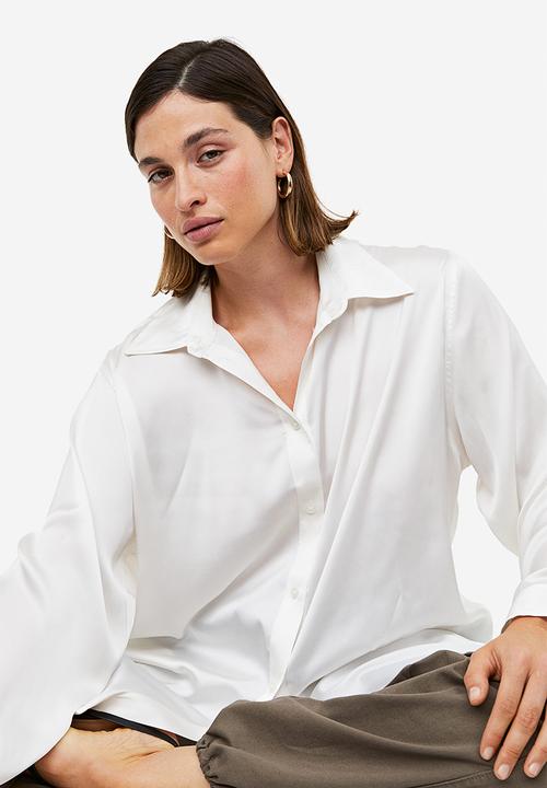 H&M - Oversized blouse - white