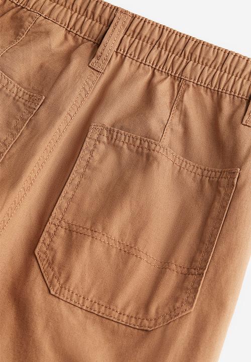 H&M - Wide cargo trousers - brown