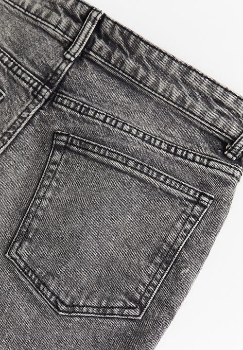 H&M - Slim regular ankle jeans - grey