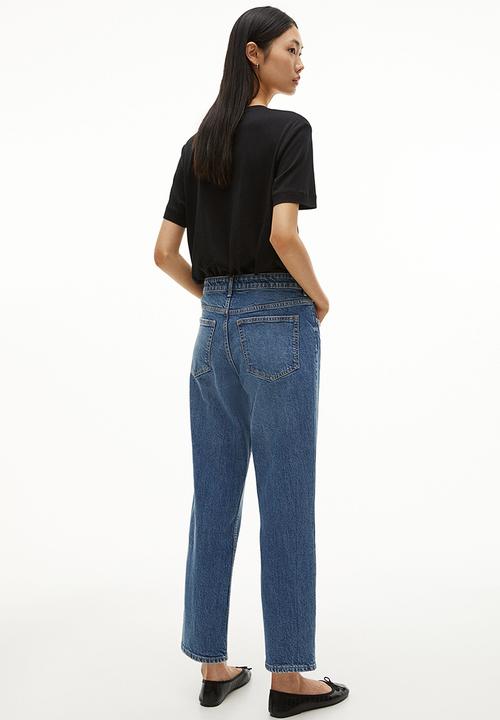 H&M - Slim regular ankle jeans - blue