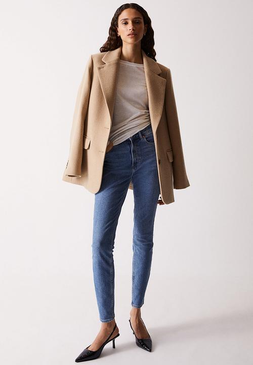 H&M - Skinny high jeans - blue