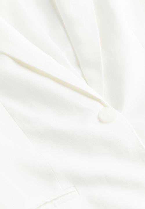 H&M - Single-breasted blazer - white