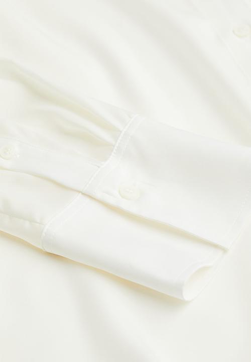 H&M - V-neck blouse - Cream