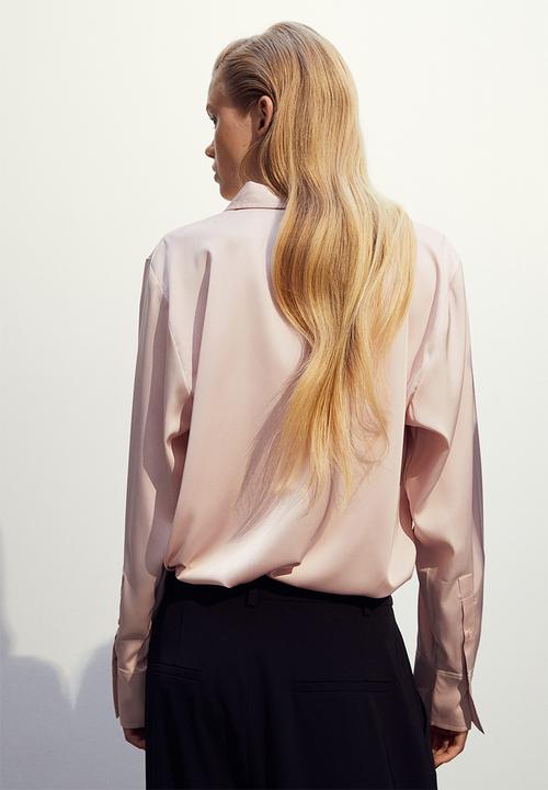 H&M - V-neck blouse - pink