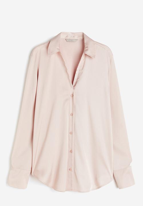 H&M - V-neck blouse - pink