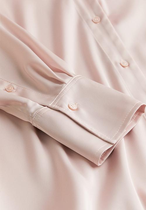 H&M - V-neck blouse - pink