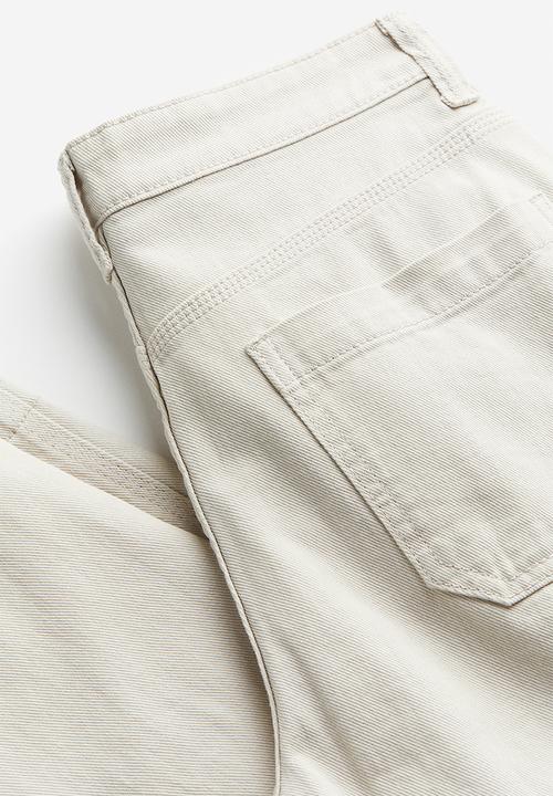 H&M - Twill cargo trousers - beige