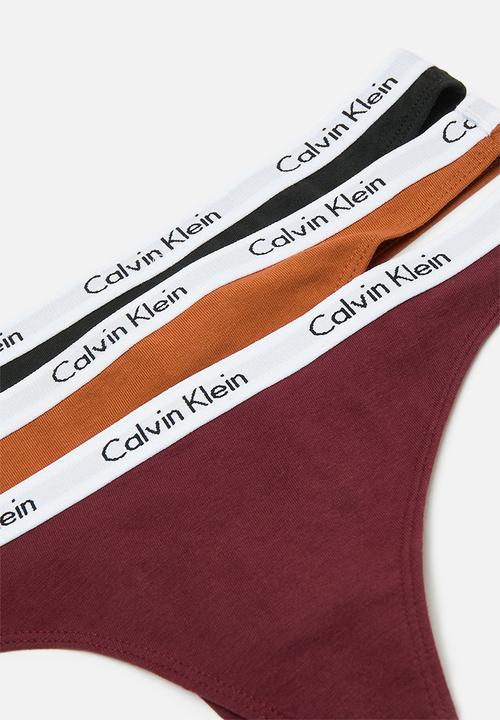 Calvin Klein - Thong 3 pack - multi
