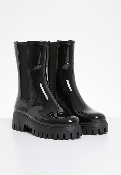Pop Candy - Mid calf chelsea boot - black