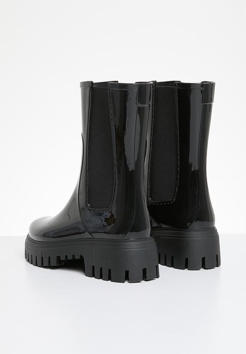 Pop Candy - Mid calf chelsea boot - black