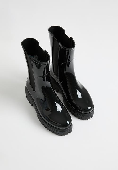 Pop Candy - Mid calf chelsea boot - black