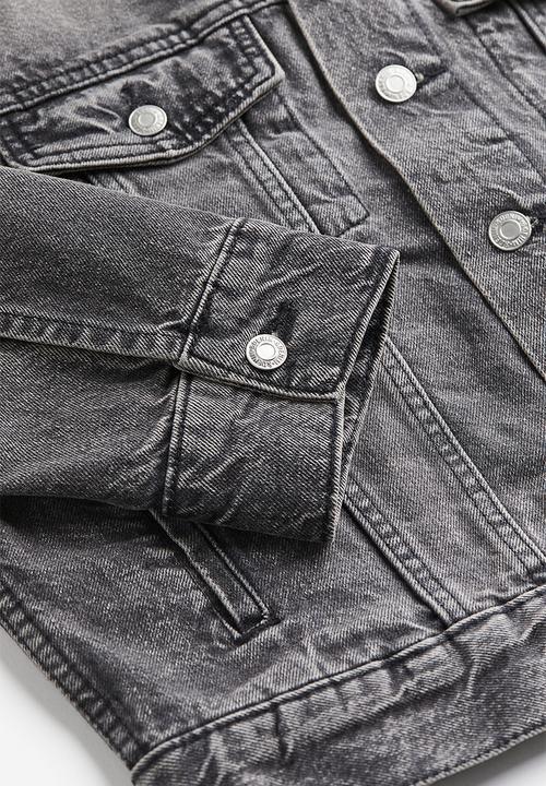 H&M - Short denim jacket - grey