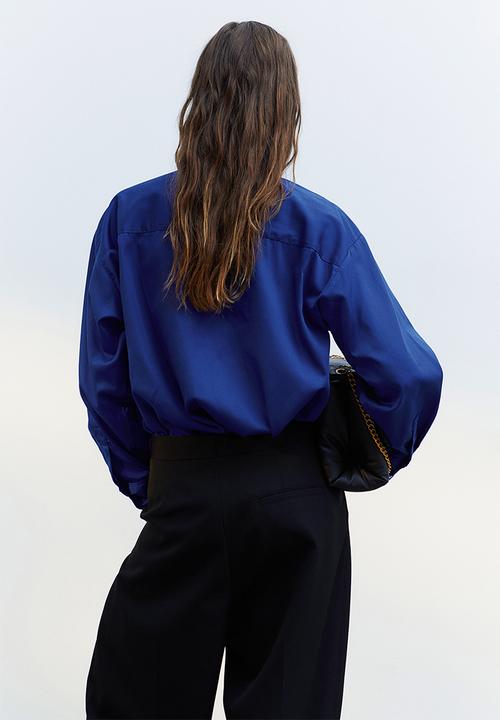 H&M - Satin shirt - blue