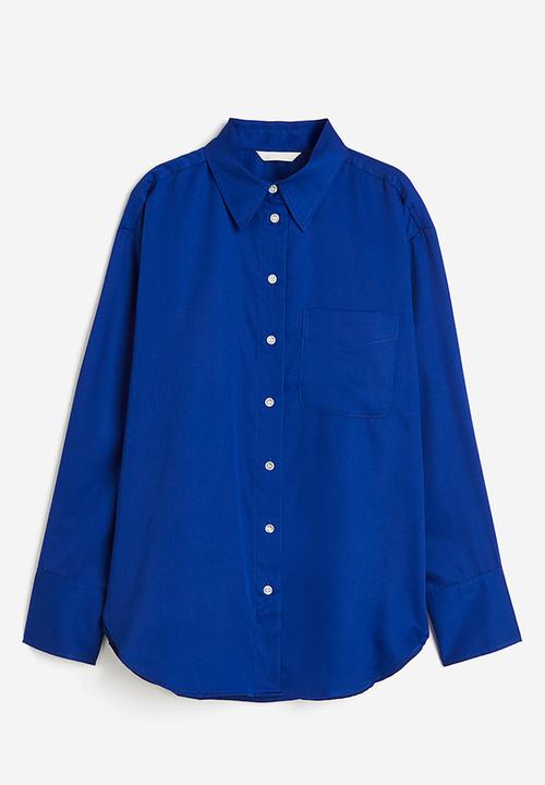 H&M - Satin shirt - blue
