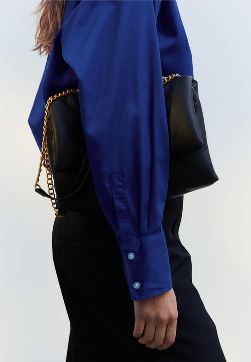 H&M - Satin shirt - blue