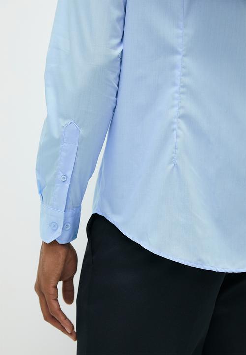Superbalist - New fit easy care slim fit shirt - sky